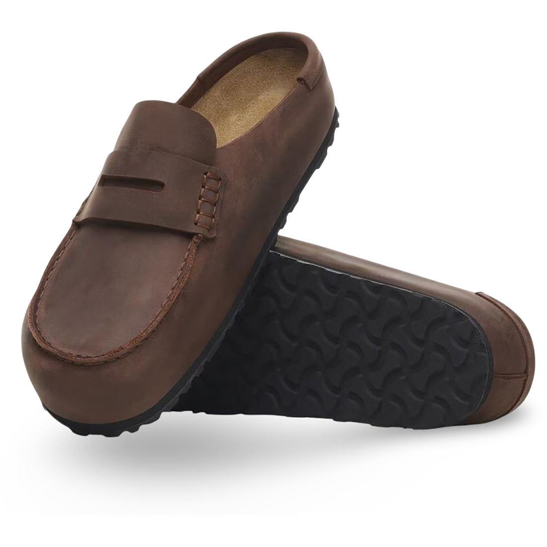 Birkenstock Naples Wrapped Oiled Men's Clogs