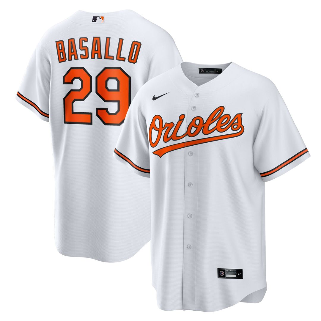 Samuel Basallo Baltimore Orioles Nike Replica Player Jersey - White