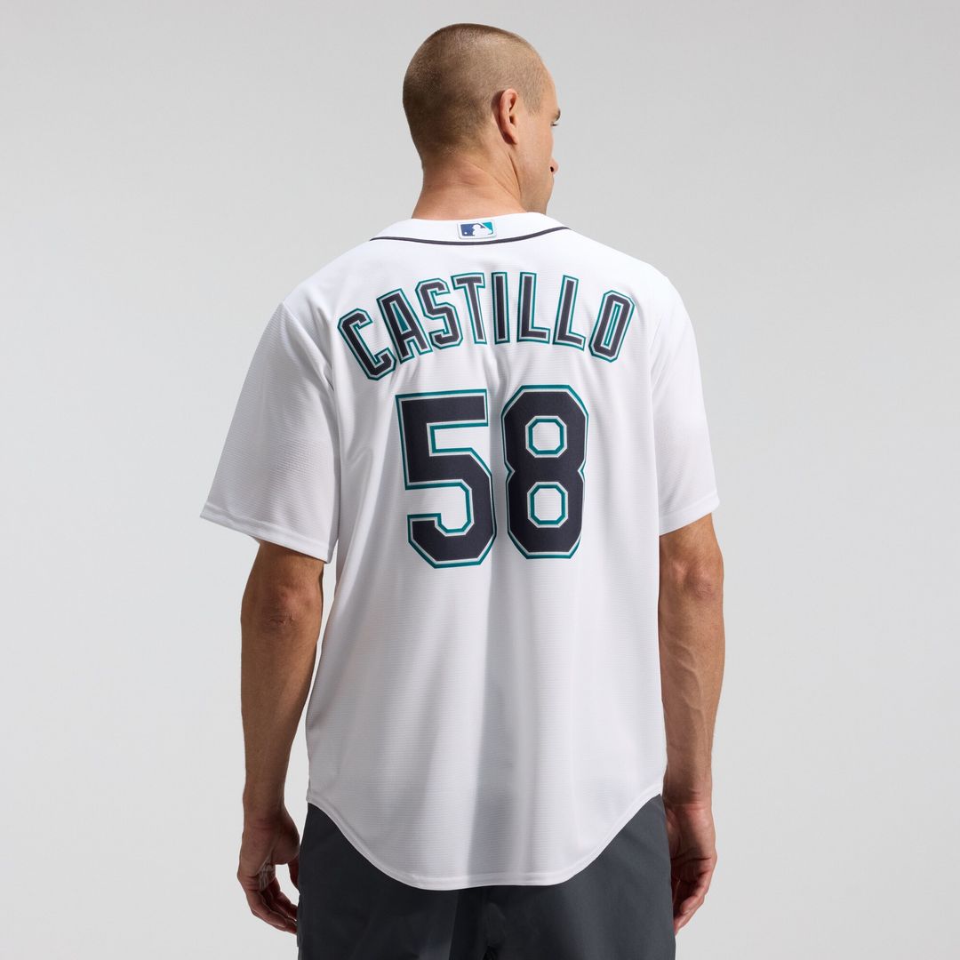 Luis Castillo Seattle Mariners Nike Home Replica Jersey - White