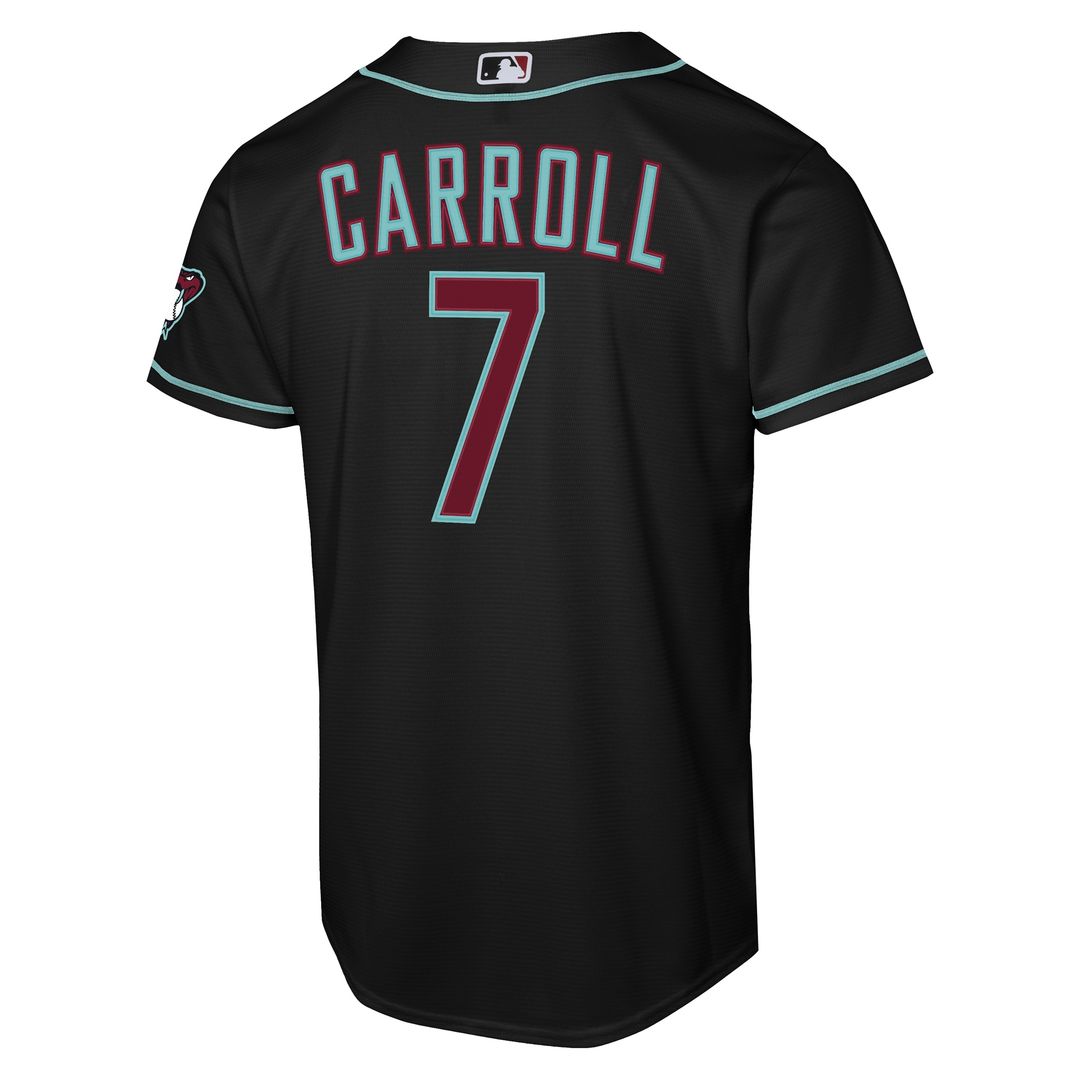 Corbin Carroll Arizona Diamondbacks Nike Youth Alternate Stadium Jersey - Black