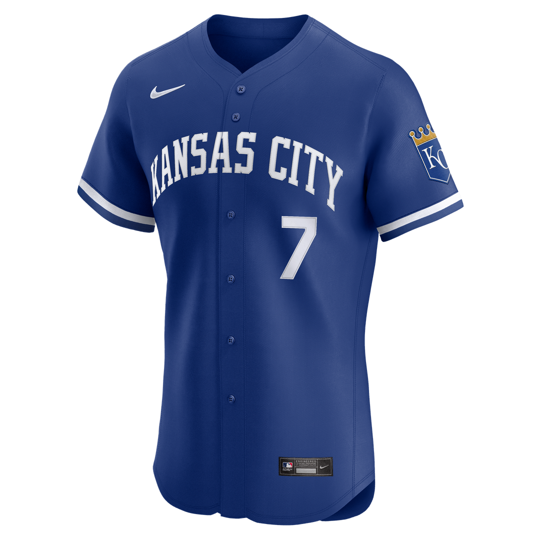 Bobby Witt Jr. Kansas City Royals Nike Alternate 2 Elite Player Jersey - Royal