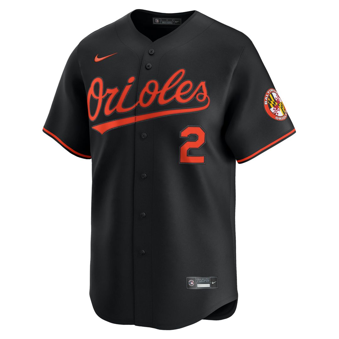 Gunnar Henderson Baltimore Orioles Nike Alternate Limited Player Jersey - Black