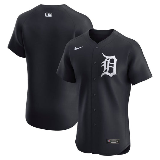 Detroit Tigers Nike Alternate 2 Elite Jersey - Navy