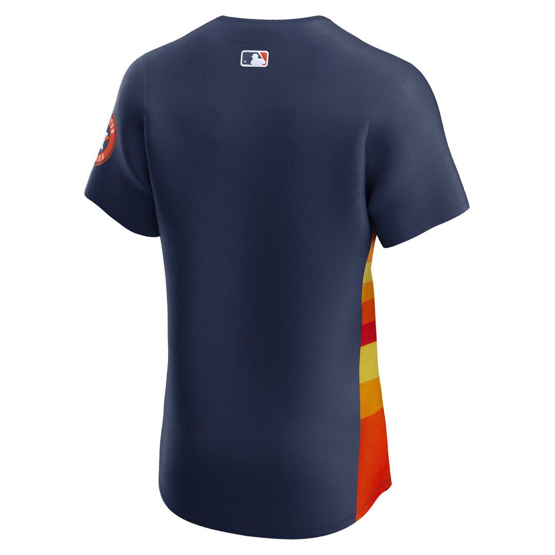 Houston Astros Nike Alternate Vapor Premier Elite Patch Jersey - Navy