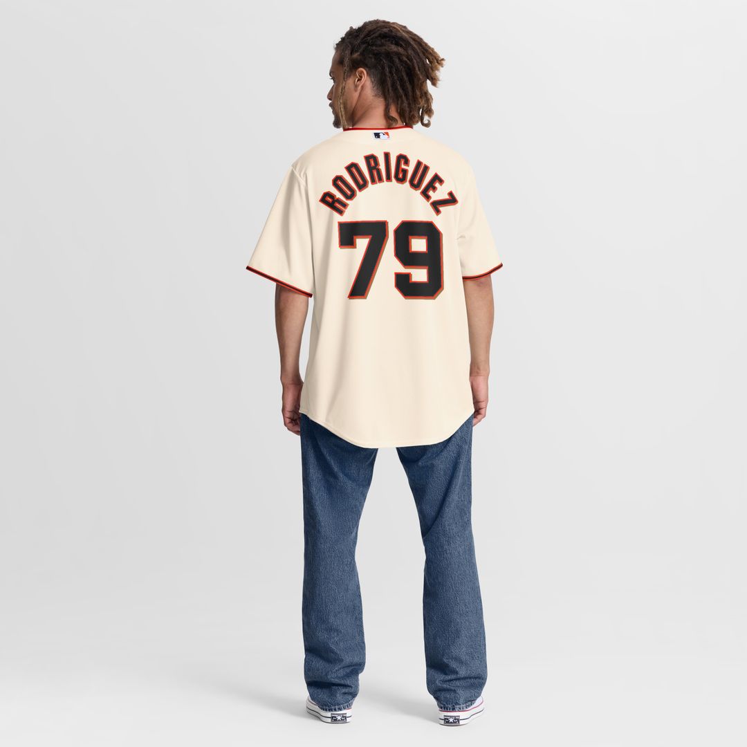 Jesus Rodriguez San Francisco Giants Nike Home Replica Jersey - Cream