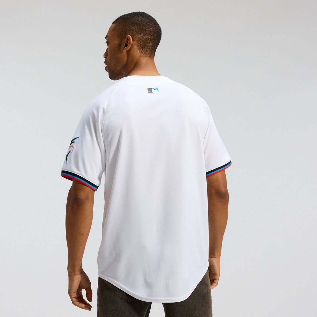 Miami Marlins Nike Home Limited Jersey - White