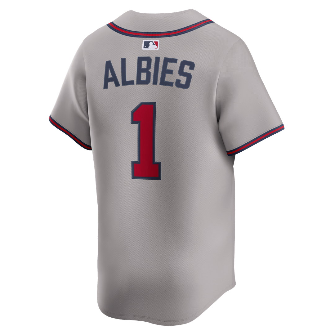 Ozzie Albies Atlanta Braves Nike Road Limited Player Jersey - Gray