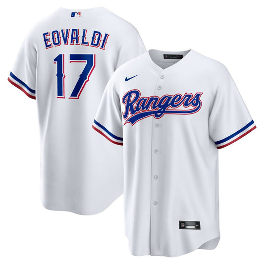 Nathan Eovaldi Texas Rangers Nike Home Replica Player Jersey - White