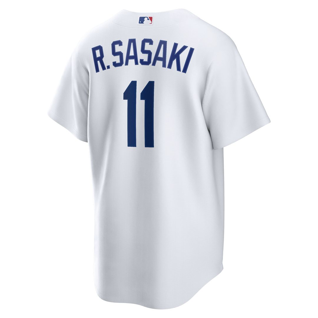 Rōki Sasaki Los Angeles Dodgers Nike Replica Jersey - White