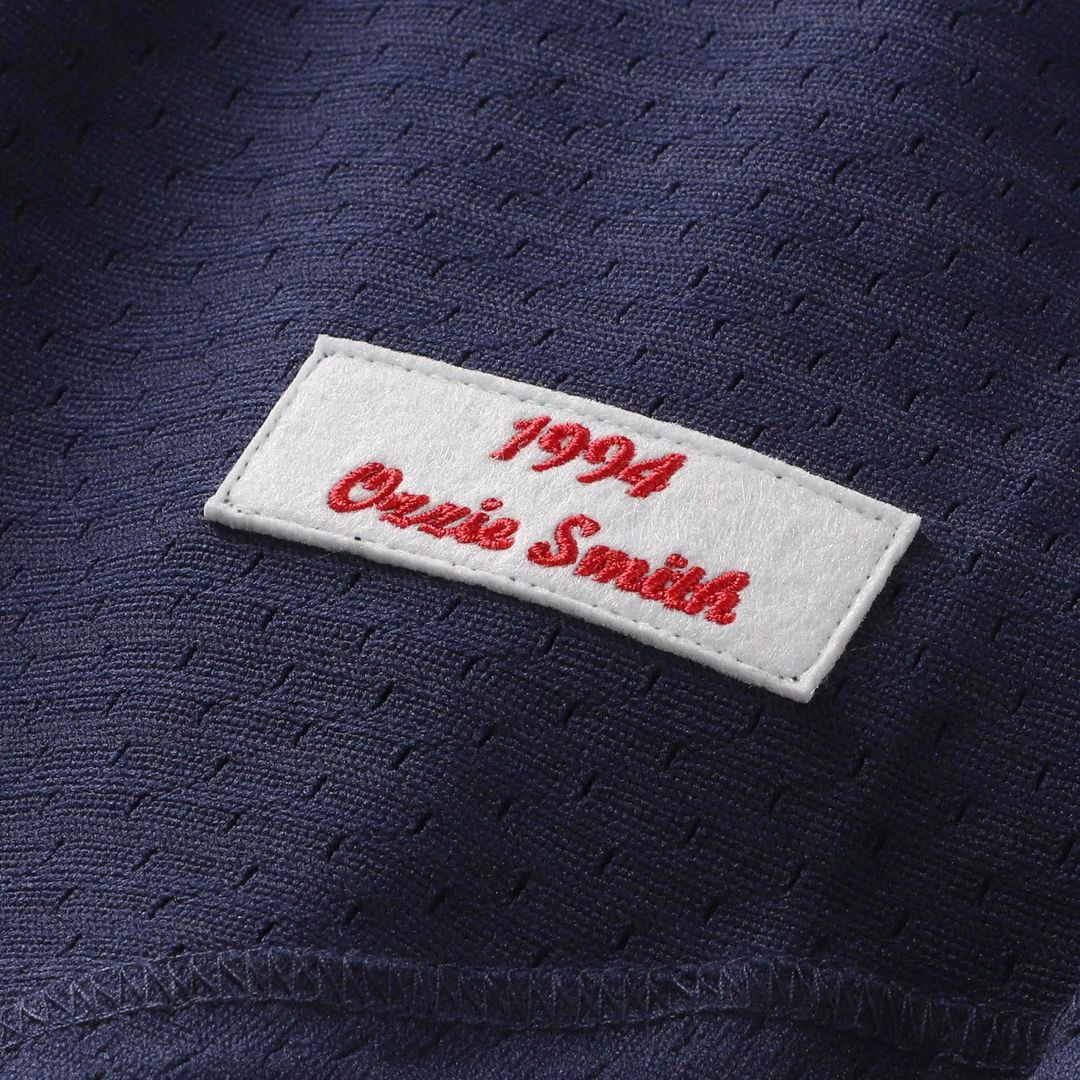 Ozzie Smith St. Louis Cardinals Mitchell & Ness Authentic Batting Practice Jersey - Scarlet