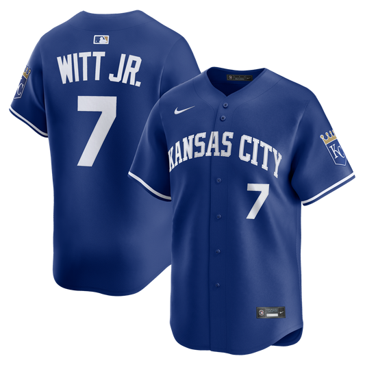 Bobby Witt Jr. Kansas City Royals Nike Alternate 2 Limited Player Jersey - Royal