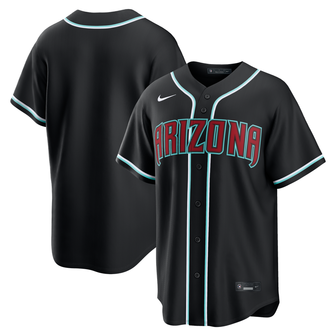 Arizona Diamondbacks Nike Fashion Replica Black Out Jersey