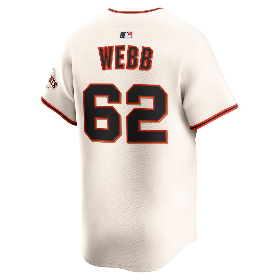 Logan Webb San Francisco Giants Nike Home Limited Player Jersey - Cream
