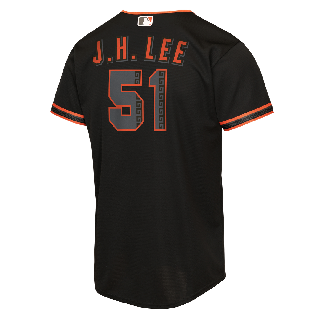 Jung Hoo Lee San Francisco Giants Nike Youth Alternate 2 Replica Jersey - Black