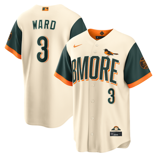 Taylor Ward Baltimore Orioles Nike 2026 City Connect Stadium Jersey - Cream