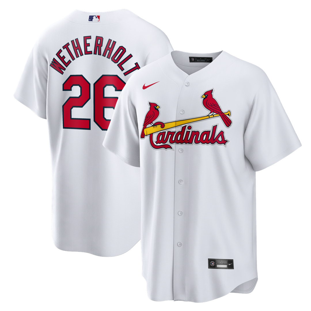 JJ Wetherholt St. Louis Cardinals Nike Home Replica Jersey - White