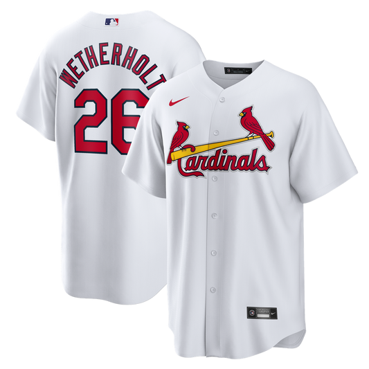 JJ Wetherholt St. Louis Cardinals Nike Home Replica Jersey - White