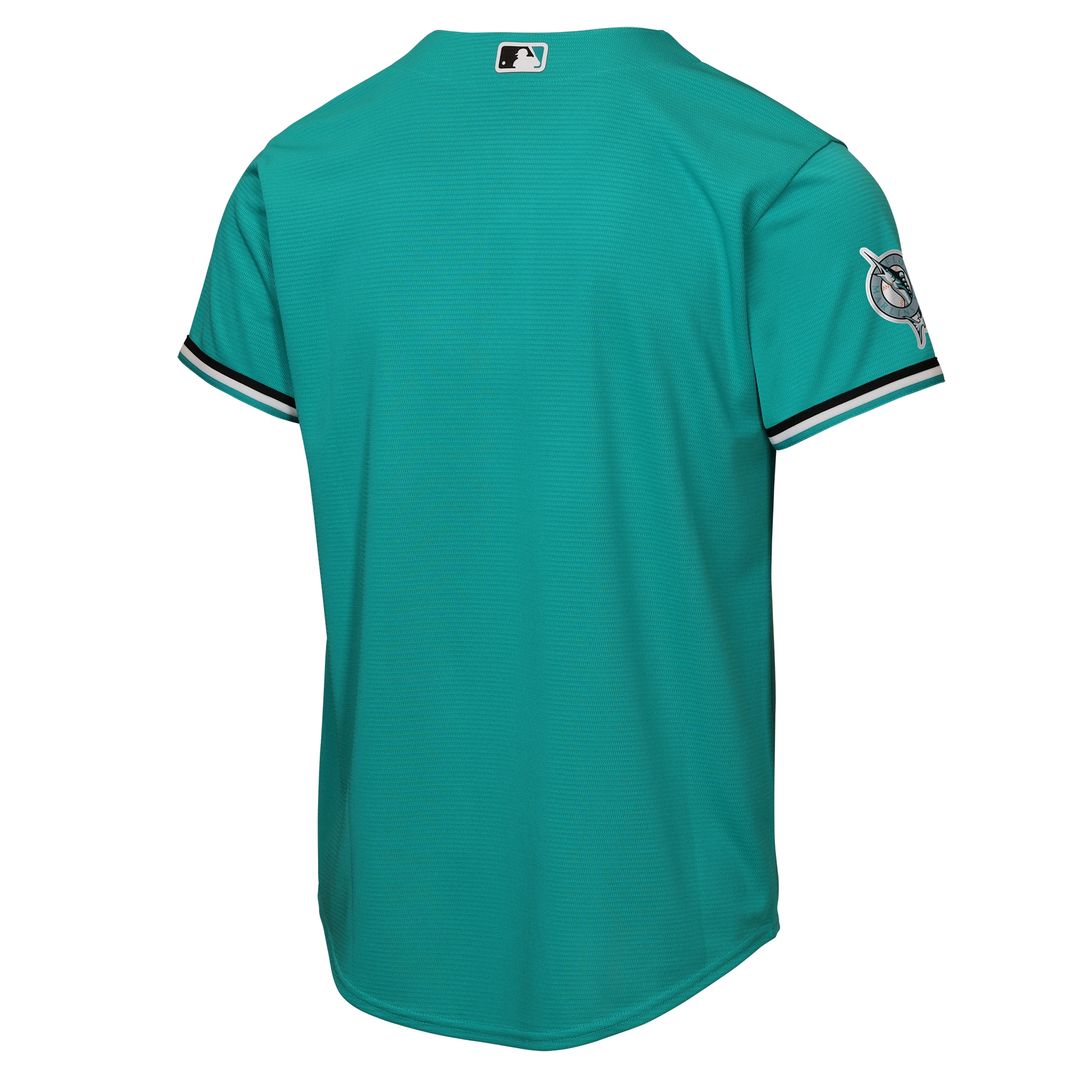 Miami Marlins Nike Youth Alternate Stadium Jersey - Teal
