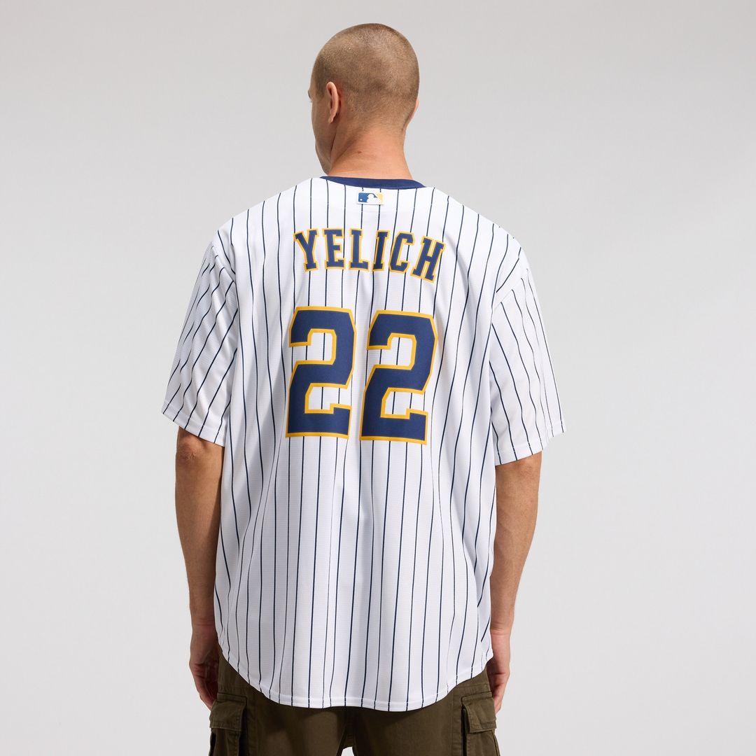Christian Yelich Milwaukee Brewers Nike Alternate Replica Player Jersey - White