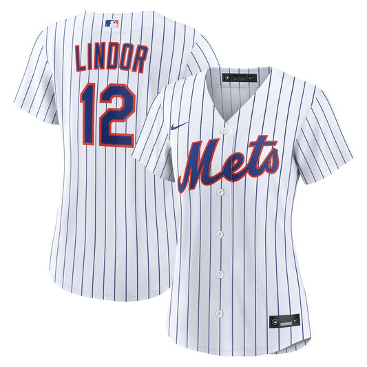 Francisco Lindor New York Mets Nike Women's Home Replica Jersey - White