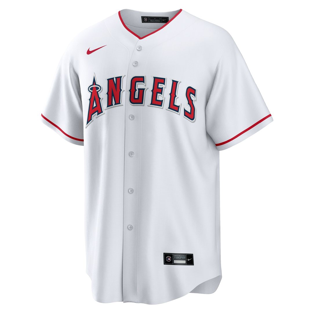 Christian Moore Los Angeles Angels Nike Home Replica Jersey - White