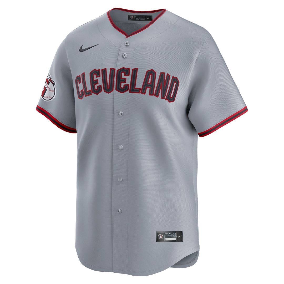 Cleveland Guardians Nike Road Limited Jersey - Gray