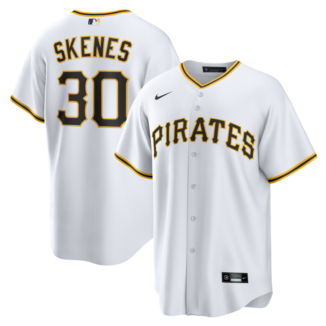 Paul Skenes Pittsburgh Pirates Nike Home Replica Player Jersey - White