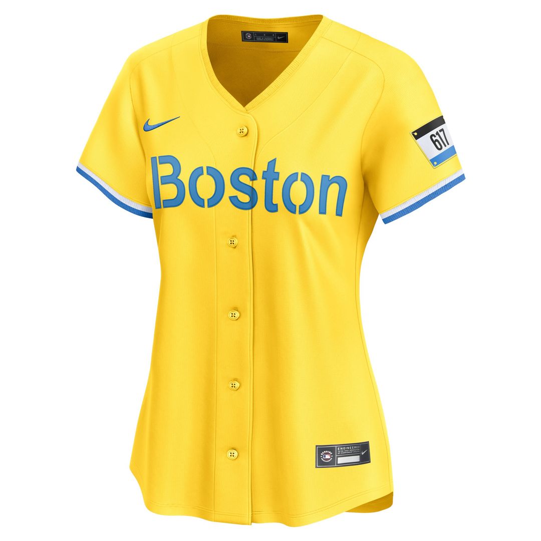 David Ortiz Boston Red Sox Nike Women's City Connect Retired Player Jersey - Gold