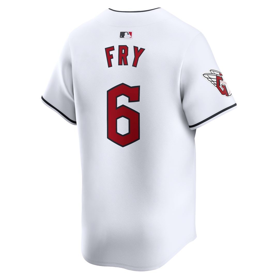 David Fry Cleveland Guardians Nike Home Limited Player Jersey - White