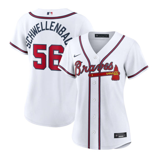 Spencer Schwellenbach Atlanta Braves Nike Women's Home Replica Jersey - White