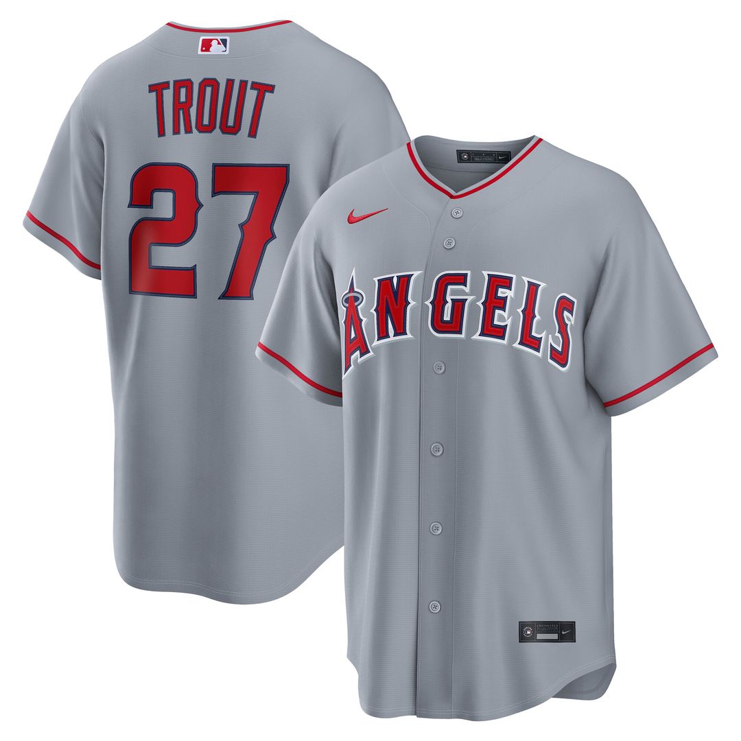 Mike Trout Los Angeles Angels Nike Alternate Replica Jersey - Red