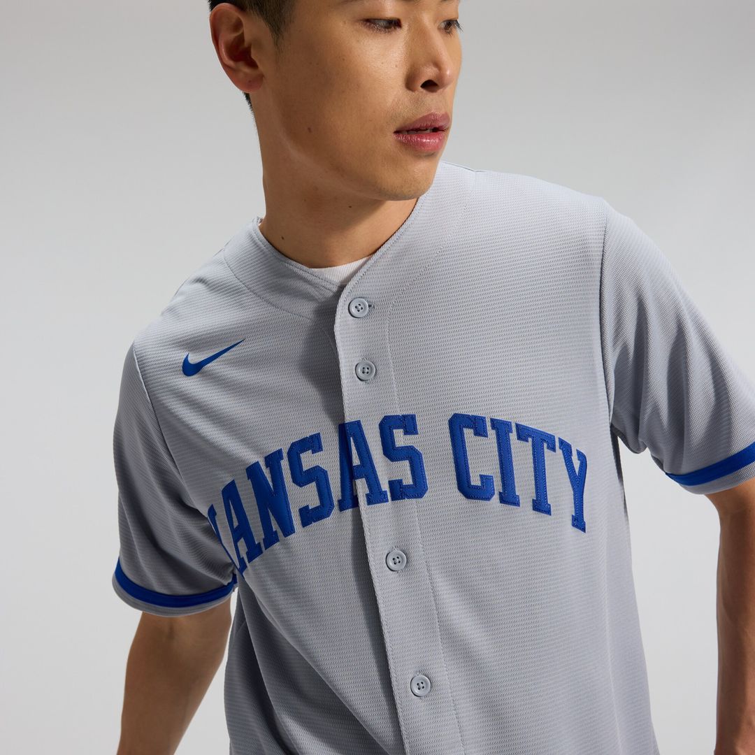 Bobby Witt Jr. Kansas City Royals Nike Road Replica Jersey - Gray