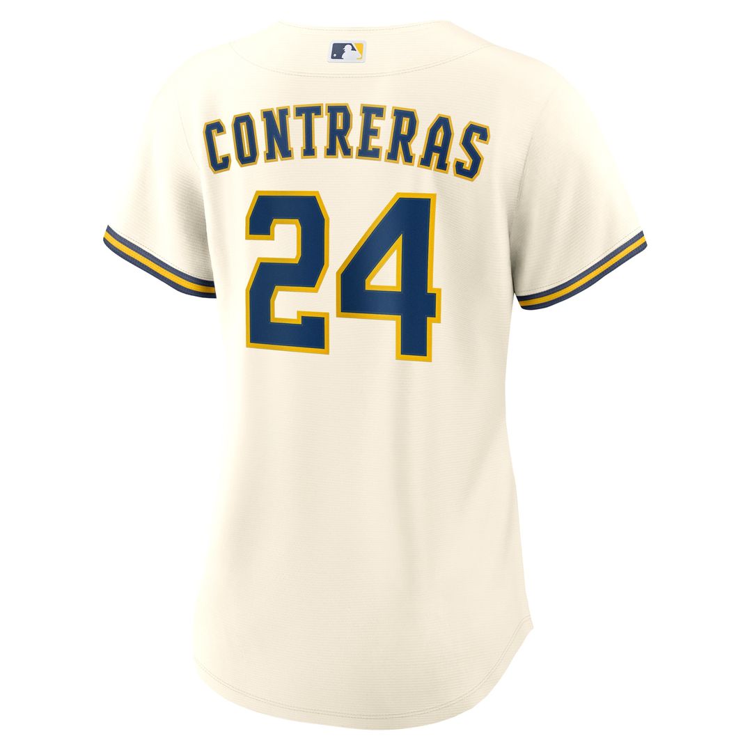 William Contreras Milwaukee Brewers Nike Women's Home Replica Jersey - Cream