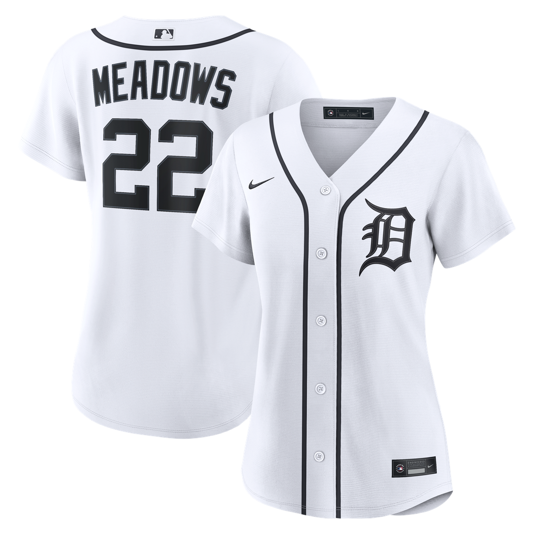 Parker Meadows Detroit Tigers Nike Women's Home Replica Jersey - White