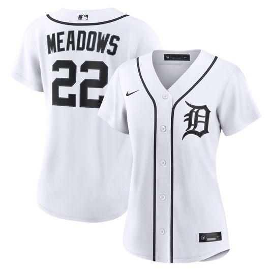 Parker Meadows Detroit Tigers Nike Women's Home Replica Jersey - White