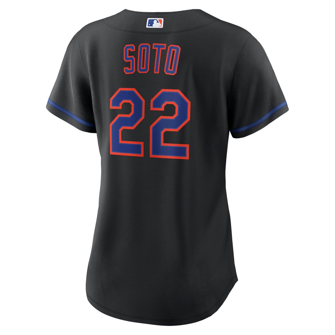 Juan Soto New York Mets Nike Women's Alternate Replica Jersey - Black