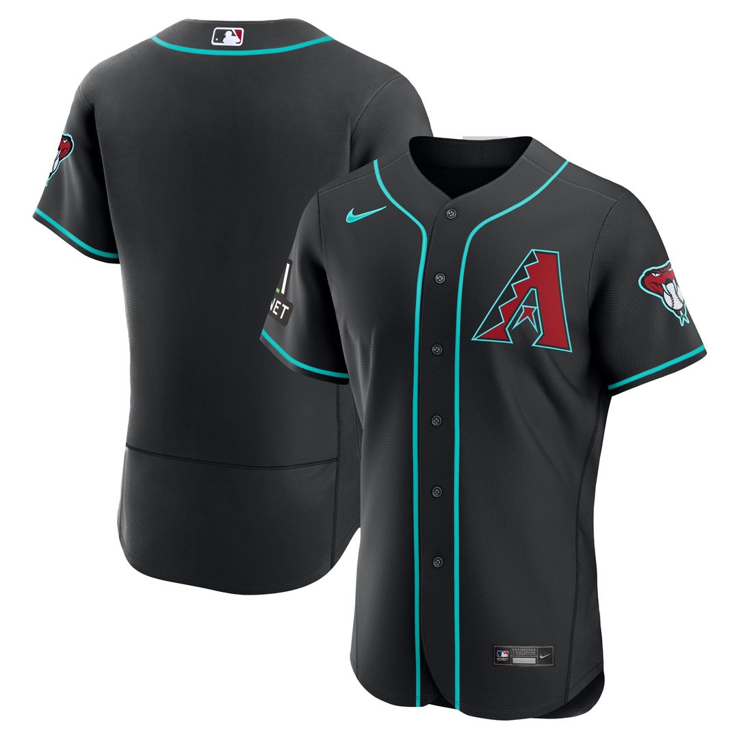 Arizona Diamondbacks Nike Alternate Authentic Jersey - Black