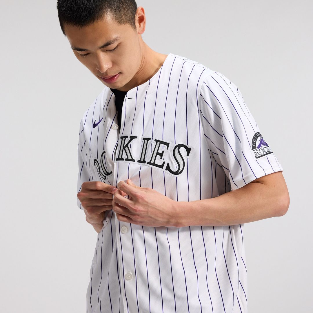 Colorado Rockies Nike Home Limited Jersey - White