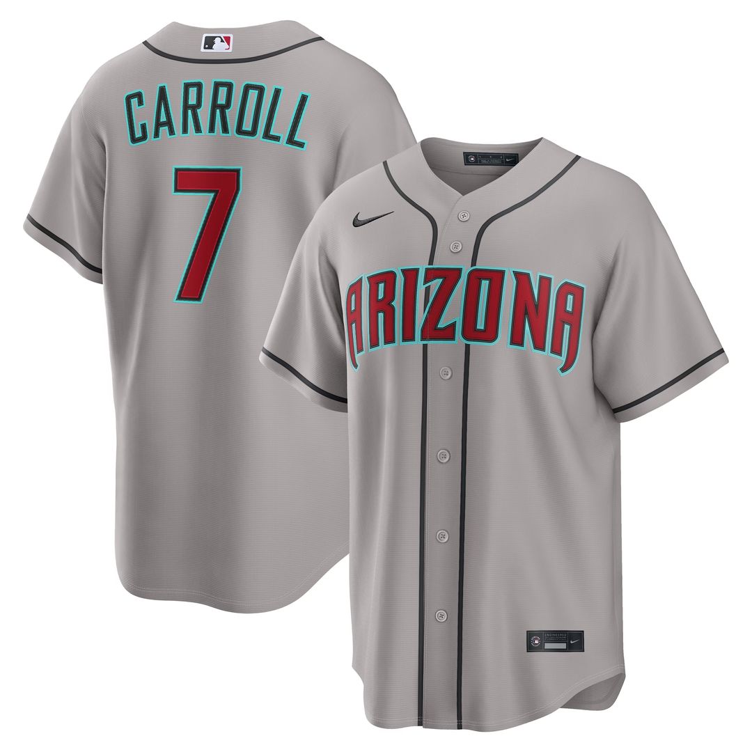 Corbin Carroll Arizona Diamondbacks Nike Alternate Replica Jersey - Black