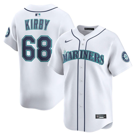 George Kirby Seattle Mariners Nike Home Limited Player Jersey - White