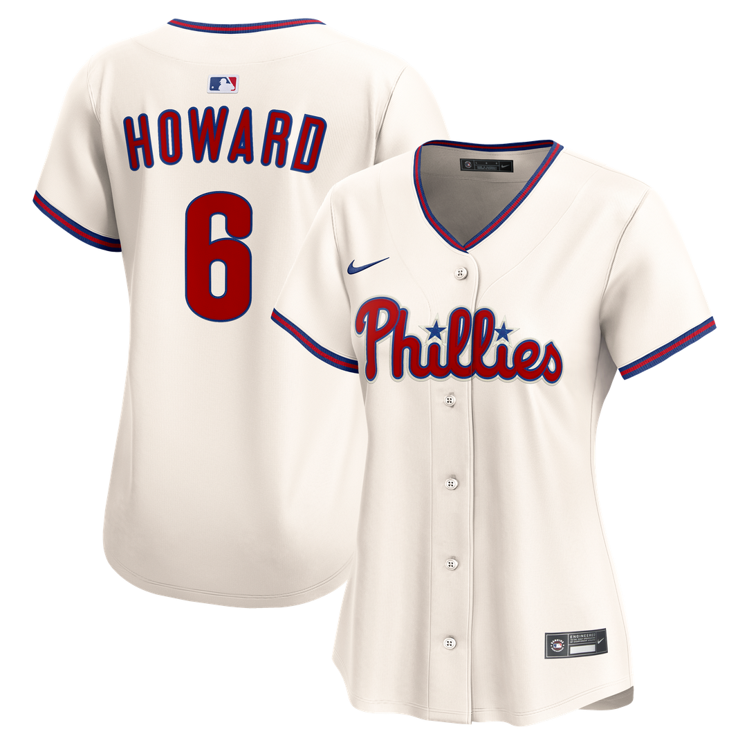Ryan Howard Philadelphia Phillies Nike Women's Limited Jersey - White