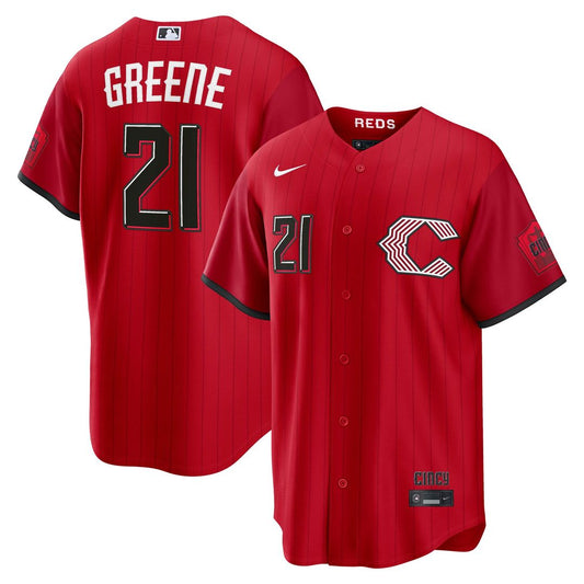 Hunter Greene Cincinnati Reds Nike 2026 City Connect Stadium Jersey - Red