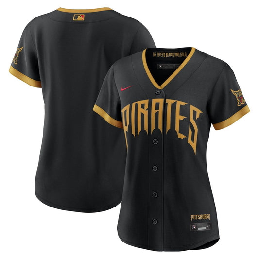Pittsburgh Pirates Nike Women's 2026 City Connect Stadium Jersey - Black