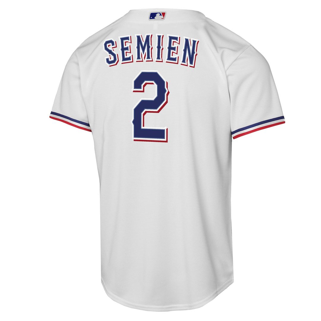Marcus Semien Texas Rangers Nike Youth Home Replica Player Jersey - White