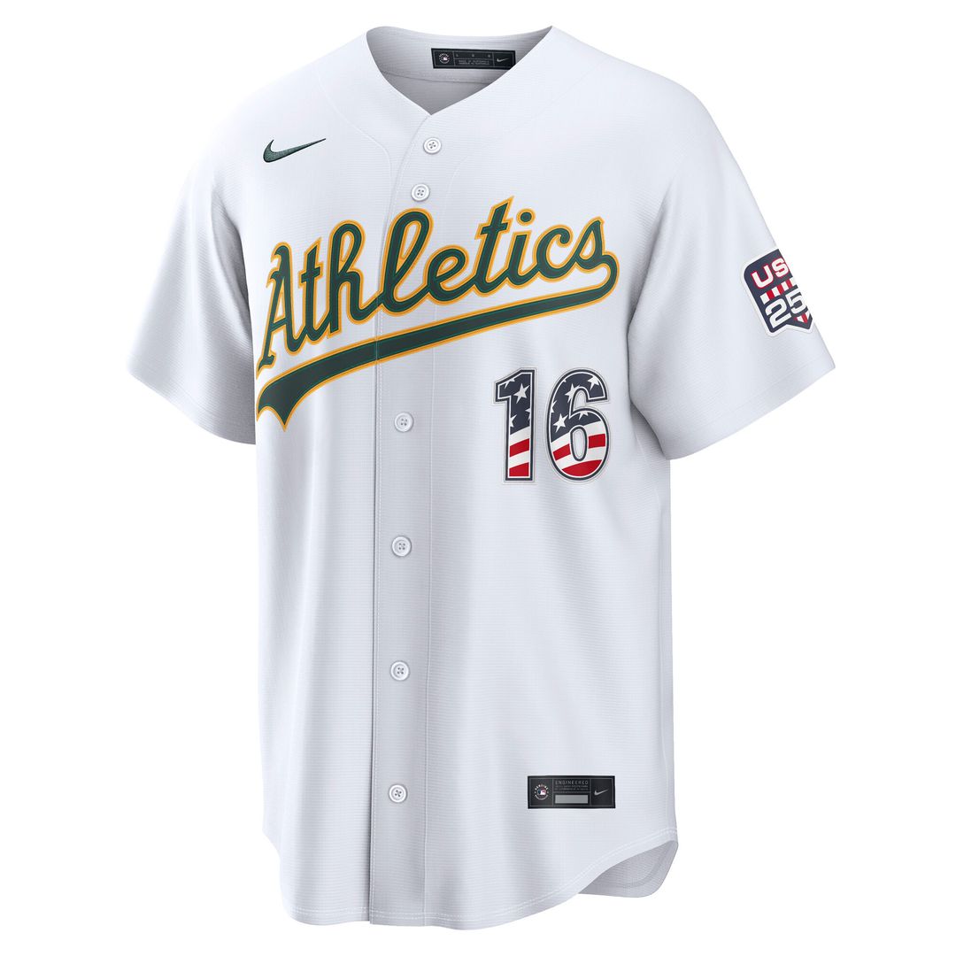 Nick Kurtz Athletics Nike USA 250 Fourth of July Home Stadium Jersey - White