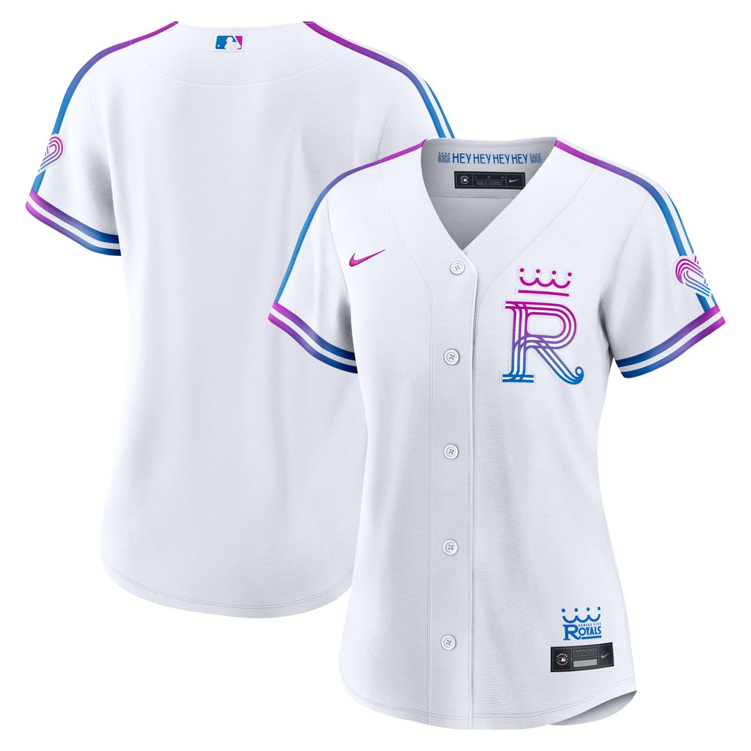 Kansas City Royals Nike Women's 2026 City Connect Stadium Jersey - White