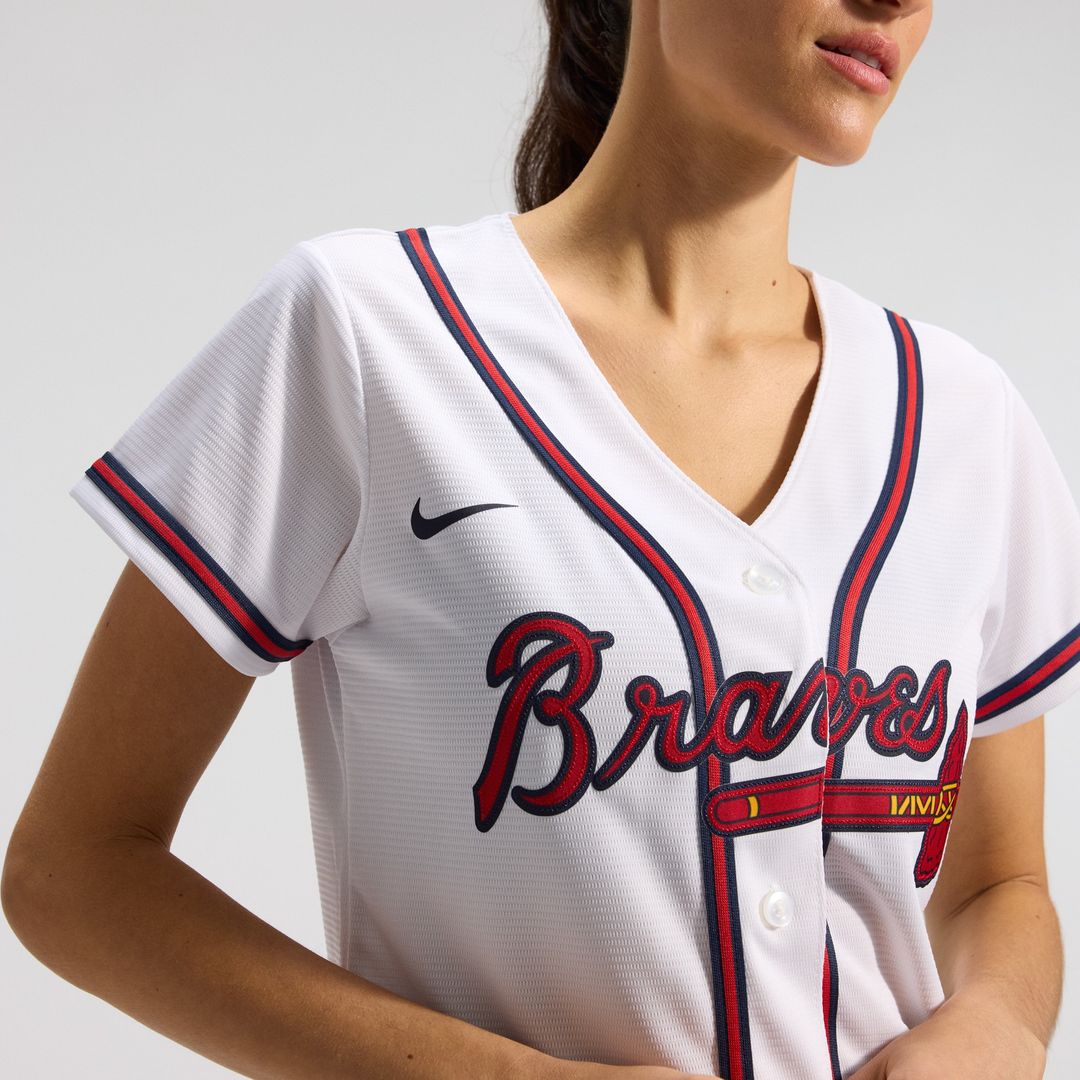 Atlanta Braves Nike Women's Home Replica Team Jersey - White