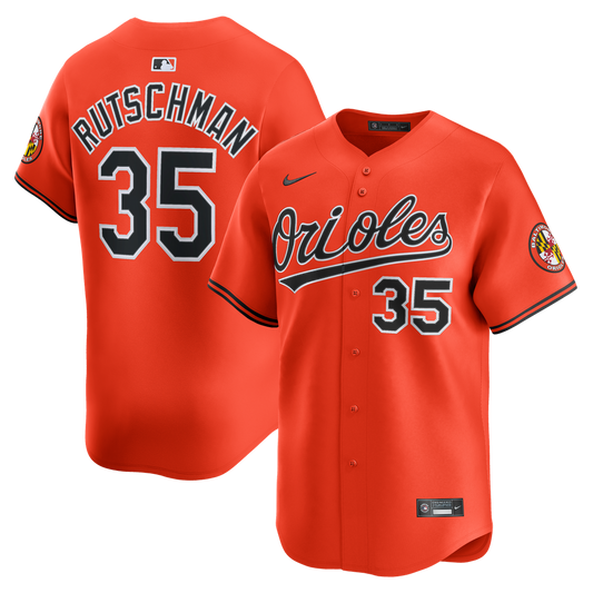 Adley Rutschman Baltimore Orioles Nike 2nd Alternate Limited Player Jersey - Orange