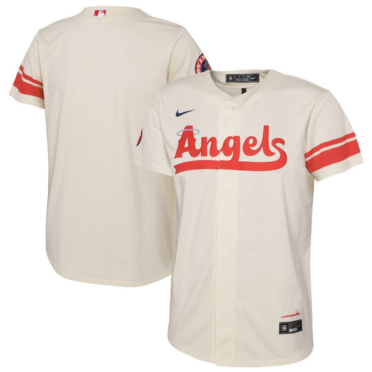 Los Angeles Angels Nike Toddler City Connect Replica Jersey - Cream