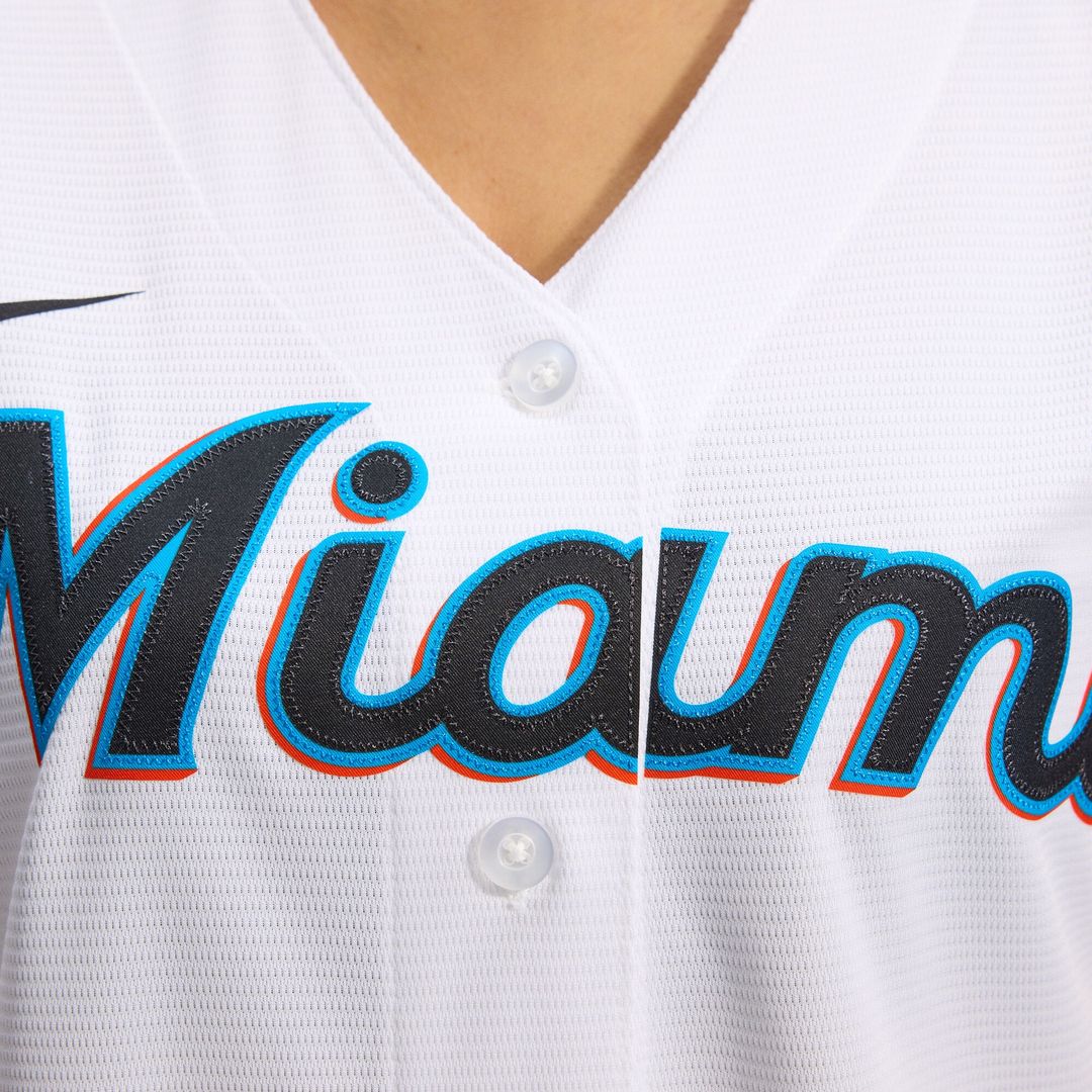 Miami Marlins Nike Women's Replica Team Jersey - White